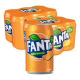 Refrigerante Fanta Laranja Original 350ml 12 Latas Kit