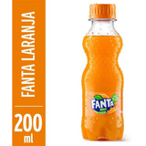 Refrigerante Fanta Laranja Pet 200ml   Kit Com 12