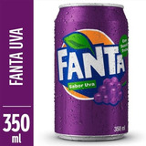 Refrigerante Fanta Uva Lata 350ml   Kit Com 12