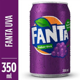 Refrigerante Fanta Uva Lata 350ml Kit Com 12