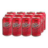 Refrigerantes Importados Dos Eua Kit 12 Latas Dr Pepper