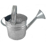 Regador Galvanizado 3 Litros De Água Para Jardim Horta Decoração