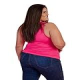 Regata Amamentação Blusa Feminina Maternidade T Shirt Mãe Leite Gestante Blusinha Grávida Viscolycra Premium Tamanho úni BR Alfa GG Regular Padrão Pink 