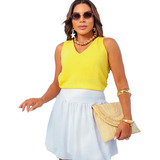 Regata Blusa Feminina Decote