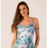 Regata Blusas Femininas Alças Finas Bojo Elegante Estampadas