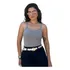 Regata Blusinha Suplex Bojo Decote Feminina Regatinha Básica