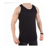 Regata Camiseta Camisa Masculina Long Line Lisa Oversized