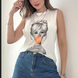 Regata Cavada Camiseta Feminina