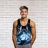 Regata Cavada Masculina Academia Treino Várias Estampas