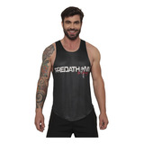 Regata Cavada Musculação Academia Para Treino Fitness Verão