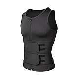 Regata Cinta Modeladora Térmica Compressão Abdominal Masculina P S Preto 