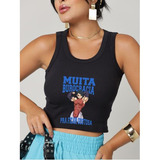Regata Cropped Muita Burocracia