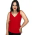 Regata De Alça Larga Social Casual Crepe Duna Verão Moda