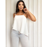 Regata Feminina Assimetrica Blusa