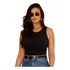 Regata Feminina Canelada Blusa Básica Blusinha Gringa Verão