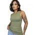 Regata Feminina Canelada Ribana Algodão Blusa Premium Básica