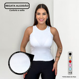 Regata Feminina Canelada Ribana