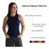 Regata Feminina Canelada Ribana Blusa Algodão Premium Básica