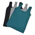 Regata Feminina Kit Com 3 Unidades De Alça Larga Casual 