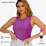 Regata Feminina Lurex Fio