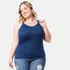 Regata Feminina Plus Size Alça Larga De Viscolycra 1123-drop