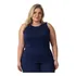 Regata Feminina Plus Size Canelada G Até G4 Verão 1213-drop
