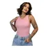 Regata Feminina Ribana Canelada Algodão Blusa Premium Básica