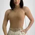 Regata Feminina Tricot Modal Alto Relevo Tendência Primavera