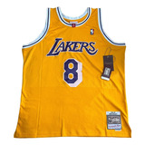 Regata Lakers Kobe Bryant Mitchell Ness Authentic Amarelo