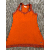 Regata Laranja Hollister Tamanho