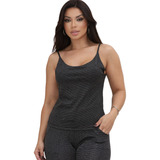 Regata Lurex Brilhante Alcinha