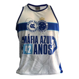 Regata Máfia Azul Torcida Cruzeiro Raposa Camiseta Oficial
