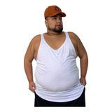 Regata Masculina Longlinee Plus Size Cavada Academia Dryfit