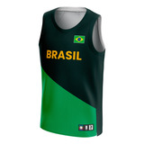 Regata Masculina Seleção Brasileira Dry Fit