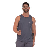 Regata Masculina Tecnologia Dry Cinza