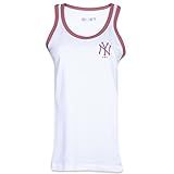 Regata New Era Feminina Regular MLB New York Yankees Branca GG Branco 
