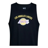 Regata New Era Los Angeles Lakers Preta Masculina Original