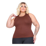 Regata Plus Size Blusa