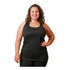 Regata Plus Size Feminina Dry Fit Comprida Para Academia
