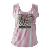Regata Plus Size Listrada