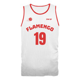 Regata Plus Size Masculina Flamengo Nba Tamanho Extra Grande