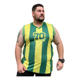 Regata Plus Size Torcida Seleção Brasileira