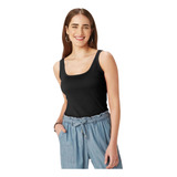 Regata Preta Feminina Basica
