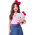 Regata Rosa Com Patch Da Hello Kitty Momi