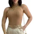 Regata Tricot Modal Blusinha Feminina Sem Manga