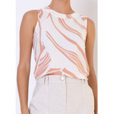 Regata Viscocrepe Estampada