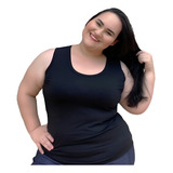 Regatas Academia Feminina Básica Camiseta Fitness Plus Size