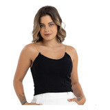 Regatinha Feminina Canelada Detalhe