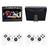 RegiisJoy 28000 Em 1 Console De Jogos De Arcade Portátil Mini Pandora Box 50s Com Tela Hd Controladores Sem Fio De 2 4 Ghz Pesquisar Ocultar Salvar Carregar Pausar Jogos Preto