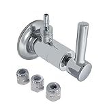 Registro Adaptador Filtro Água Universal Cozinha Parede Cromado 1-4 De Volta